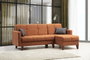 Atelier Del Sofa Polya Sofá Cama Esquinero Rojo Teja
